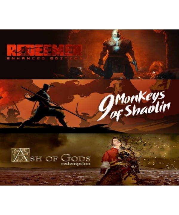 9 Monkeys of Shaolin + Ash of Gods + Redeemer: Bundle XBOX One / Xbox Series X|S Xbox One Key EUROPE